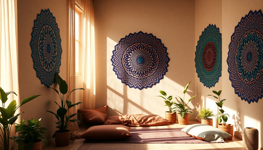 Elevate Your Space: Infusing Spiritual Serenity with Mandala Designs